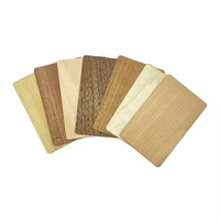 Kunden spezifische leere Rfid Smart Chip Holz karte Laser gravierte Nfc Business Holz karte