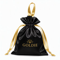 Étui à bijoux en soie de haute qualité, sac de rangement à cordon, couleur bonbon, accessoires de voyage, emballage