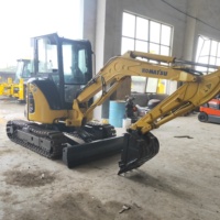 Mini-excavatrice Komastu PC35 d'occasion importée du Japon, excellente performance, mini-pelle pour le marché africain