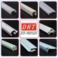 Profilés d'extrusion en plastique à tête froide OEM personnalisés en ABS/UPVC/PVC Profils pour solution de conception