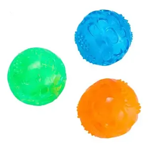 <b>Interactive</b> Plastic Ball Dog <b>Toy</b> <b>for</b> Teeth Cleaning, Solid Blue Design, Manual Operation, Ideal <b>for</b> Dogs, Durable <b>Pet</b> Play Equip - Product Image 4