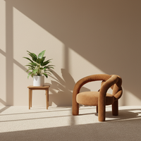 Nordischer Luxus-Stoffsessel mit Liegefunktion, Moderner Akzent-Sofa für Zuhause, Büro, Wohnzimmer, Esszimmer, Konvertierbarer Sessel für Villen