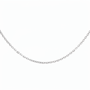 Collar de Cadena Fina Minimalista en Platino Pt950 Blanco para Hombre y Mujer, Joyería Atemporal de Platino Sólido de 8.4g, Regalo para Uso Diario - Product Image 3