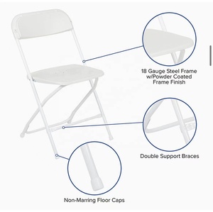 تصنيع كراسي بلاستيكية قابلة للطي في الهواء الطلق كراسي للأحداث والحزبية - Product Image 2