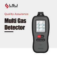Alarm Gas Multi Industri Nirkabel SEED-MG Pompa Hisap VOC LEL Pemantauan Alarm Jatuh Orang Tertinggal Bersertifikasi ATEX IP67 Genggam