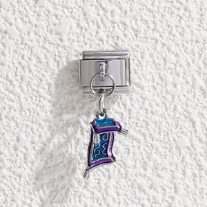Nuevos Dijes Colgantes de Acero Inoxidable con Diseños de Dibujos Animados Coloridos y Lindos, de Moda, para Pulseras de Charms Italianos DIY y Creación de Joyas - Product Image 6