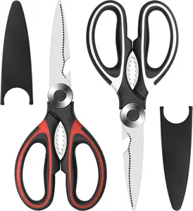 Kitchen Scissors Heavy duty Food scissors Multipurpose Stainless Steel Food Scissors Vegetables Herbs 2-Pack Kitchen Shears