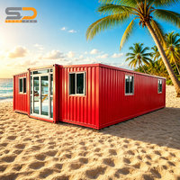 Maison de vacances modulaire de luxe extensible préfabriquée en kit, modèle très demandé, pour l'immobilier