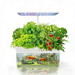 DaringFish Fishtank3 Sistema de Cultivo Hidropónico Interior para el Hogar con Luz LED de Cultivo, Pecera y Cultura Inteligente de Peces - Product Image 5