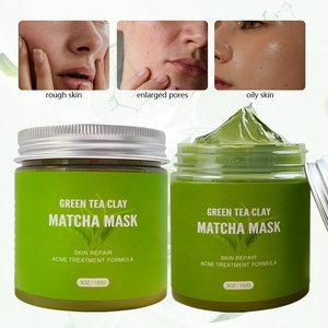 <span class=keywords><strong>Mascarilla</strong></span> Facial de Té Verde Matcha con Vitamina C, Carbón y Árbol de Té para Eliminar Puntos Negros, Minimizar Poros y Tratar el Acné OEM - Product Image 4