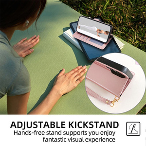 Đa chức năng PU Leather Wallet điện thoại trường hợp đối với Samsung Galaxy S24 S23 FE S22 cộng với note20 điện thoại di động Phụ Kiện trường hợp - Product Image 5