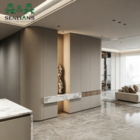 Meuble à chaussures moderne en bois personnalisable avec accents cannelés et tiroirs – Écologique, gain de place, montage facile, pour entrée et salon