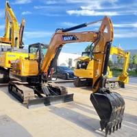 Excavator Mini Bekas 5 Ton, Crawler Hidrolik SANY SY55C PRO, Excavator Mini Sany Bekas SANY SY55C Pro Dijual