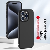 Coques de téléphone en silicone souple anti-traces de doigts mat pour iPhone 12/11/XS Max 16/15/13 Pro avec design