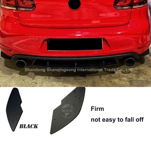 SQS OEM/ODM, personalización de fábrica de alta calidad, divisor de difusor trasero negro brillante ABS para VW Volkswagen <span class=keywords><strong>Golf</strong></span> MK6 <span class=keywords><strong>GTI</strong></span> - Product Image 5