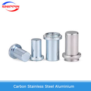 M3 M4 M5 M6 M8 acier au carbone bleu zingage écrous d'étanchéité colonnes étanches vis à riveter goujon écrou à <span class=keywords><strong>sertir</strong></span> colonne - Product Image 3