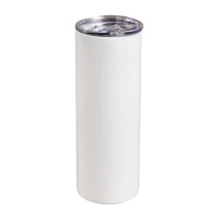 Mug de voyage et de sport en acier inoxydable 304 de 20 oz avec couvercle à paille, personnalisable avec logo, pour sublimation