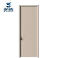 Portes intérieures en bois de qualité supérieure LT, finition lisse, tons clairs, pour maisons