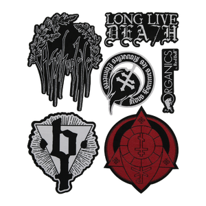 Awells Logo Patch <span class=keywords><strong>Rap</strong></span> Rock Band intrecciata in poliestere toppa simpatici adesivi con toppa da te applique ornamenti decorativi - Product Image 1