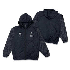 Chaqueta con capucha personalizada con patrón sublimado y forro de malla Diseño Equipo Deportes Sudadera con cremallera - Product Image 1