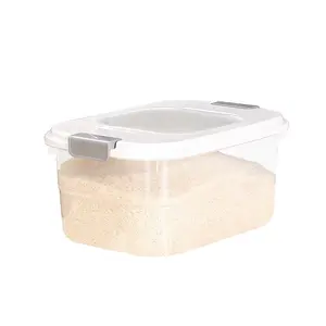 Lebensmittel qualität PP Kunststoff Große Box für Getreide behälter Spender Reis Vorrats behälter Versiegelte Reis Lagerung Fass