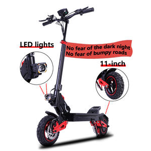 Scooter de montagne adulte ultra-puissant de 11 pouces et 1600 watts <span class=keywords><strong>a</strong></span> <span class=keywords><strong>une</strong></span> vitesse maximale de 50 km/h et dispose d'<span class=keywords><strong>une</strong></span> double suspension avant et arrière - Product Image 1