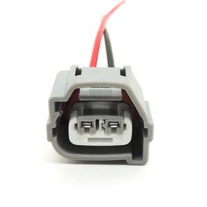 ขั้วต่อคอยล์จุดระเบิดสายไฟรถยนต์2ขา DJ7025D-2.2-21สีเทา - Product Image 2