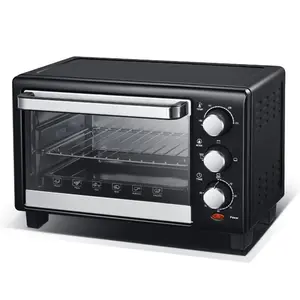 14L siyah veya beyaz ev kullanılan fırın Oven CE ROHS mutfak taşınabilir elektrikli fırın