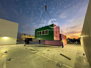 Modular nhà thép tòa nhà chuyển đổi thức ăn nhanh cafe cà phê cửa hàng di động thanh container nhà hàng - Product Image 2