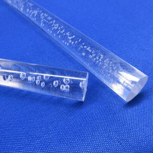 Varilla de acrílico transparente con burbujas, varilla de acrílico con burbujas de copo de nieve, varillas de acrílico con purpurina - Product Image 1