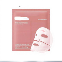 Masque Hydrogel Hydratant Nuit au Bio-Collagène, Probiotiques et Acide Hyaluronique pour Minimiser les Pores, Améliorer l'Élasticité et Repulper le Visage