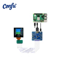 Écran tactile capacitif carré de 4 pouces IPS 720*720 1*1 TP avec affichage MIPI CONFU pour Raspberry Pi, simulateur de vol, compteur