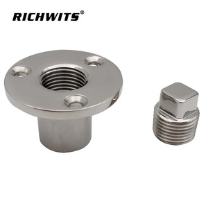วาล์วปลั๊กเกลียวสแตนเลส RICHWITS 304 แบบกลม สำหรับรูระบายอากาศ - Product Image 1