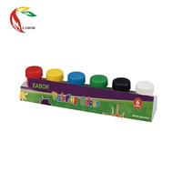 Qualité supérieure bricolage fenêtre Art 6 couleurs 50ml couleur de l'eau pour tous les âges papier moyen peinture pratique ensemble