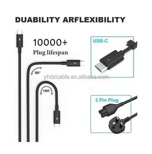 Adaptateur secteur USB C Premium 65W pour ordinateur portable Dell, câble de connexion pour ordinateur de bureau, câble de charge rapide TYPE C - Product Image 3