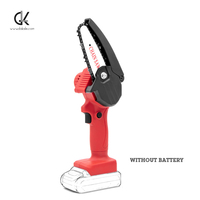 Mini scie à chaîne électrique 550W, 4 pouces, travail du bois, batterie au Lithium, élagage, tronçonneuse, coupe-bois, outil Rechargeable de jardin sans fil