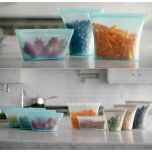 ชุดถุงอาหารซิลิโคนที่ดีที่สุด: 8ชิ้น (2ถุง/3ชาม/3ถ้วย) คอมโบแพ็ค - Product Image 4