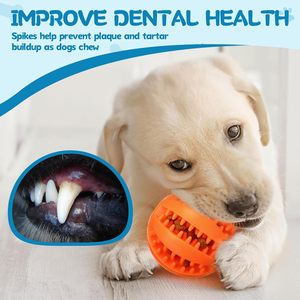 <b>Dog</b> IQ Puzzle Chew Treat Dispensing Toys Puppy Natural Teeth Cleaning Rubber Teething <b>Balls</b> Eco-Friendly Animals Playing Toys - Product Image 4