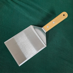 Spatule de cuisson multifonction en acier inoxydable avec poignée antidérapante pour burgers et grillades, usage domestique et commercial - Product Image 5