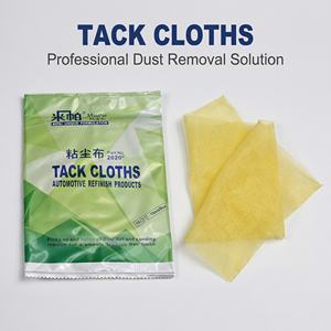 Paños de Malla No Tejida Amarillos MinPar, Empaquetados Individualmente, Fuerte Adhesión al Polvo, para Reacabado Automotriz y Limpieza de Muebles - Product Image 2