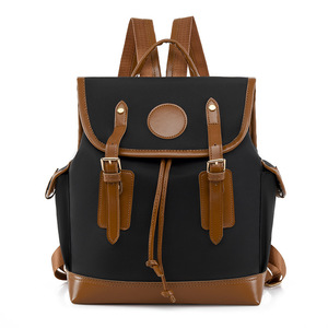 Mochila Impermeable de Moda para Mujer, con Portavasos Gigante, Cierre de Cremallera, Tela Oxford, Amortiguación de Aire, para Viajes y Portátil - Product Image 1