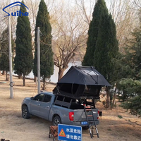 Tente de toit de voiture pliable, imperméable, à double couche, à montage rapide, en aluminium durable, résistante aux intempéries, 3000D, pour toutes les saisons