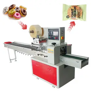 Donut/kleiner Kuchen/volle drei Servos chutz ausrüstung Automatische stabile Maschine Kunststoff verpackungs maschine Füll maschine
