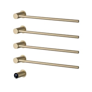<span class=keywords><strong>Toallero</strong></span> Eléctrico de Pared de Acero Inoxidable de Alta Gama con Superficie PVD, Diseño <span class=keywords><strong>Moderno</strong></span>, para Uso en Hoteles, Barra de Baño Fija - Product Image 3