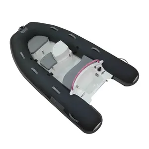 CE 4 persons luxury China supplier semi rigid inflatable rib 300 boat for family