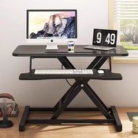 Bureau d'ordinateur de bureau ergonomique à hauteur réglable Table d'ordinateur portable Bureau assis debout