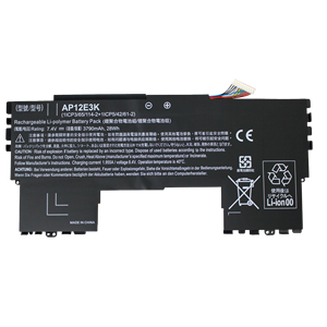 แบตเตอรี่แล็ปท็อป AP12E3K สำหรับ <span class=keywords><strong>Acer</strong></span> Aspire S S7 S7-191 Ultrabook (11นิ้ว) แบตเตอรี่โน๊ตบุ๊คซีรีส์ MS2363 S7-192 - Product Image 1