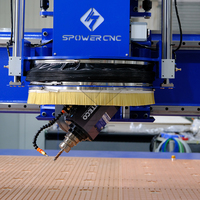 Centro de Mecanizado CNC Italiano Hiteco de 13.5KW con Husillo de 5 Ejes, 24000 RPM, Alta Precisión para Producción de Moldes de Muebles y Gabinetes