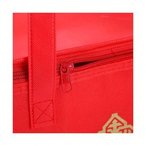 Sac isotherme réutilisable en non-tissé, sac de livraison de repas, sac à lunch imperméable, logo personnalisé, prix abordable, directement de l'usine - Product Image 5