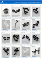 DE RONG Fabricante Profesional QJ-KK23 Clip 7 7mm 1.0mm Clips de Plástico Duraderos para Fijación y Reparación de Molduras Interiores de Automóviles